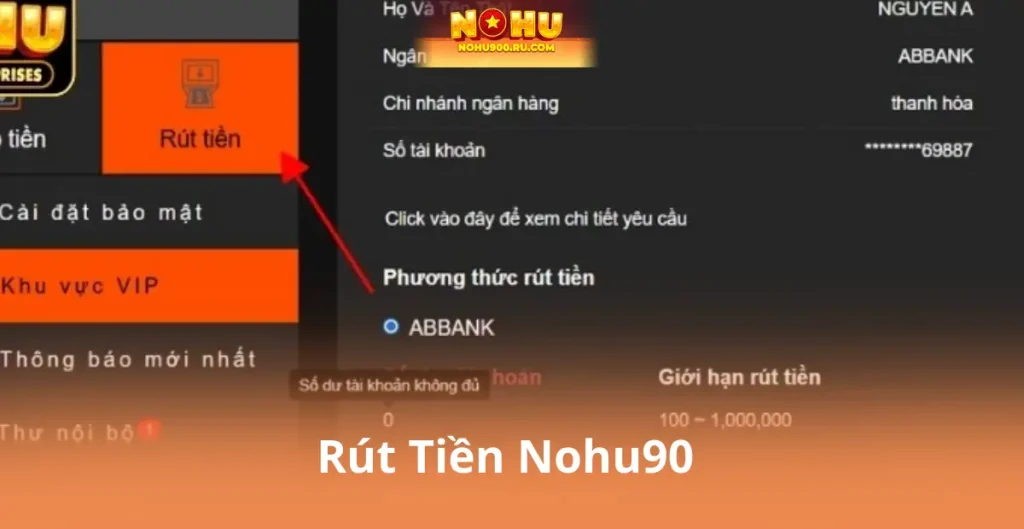 Rút Tiền Nohu90