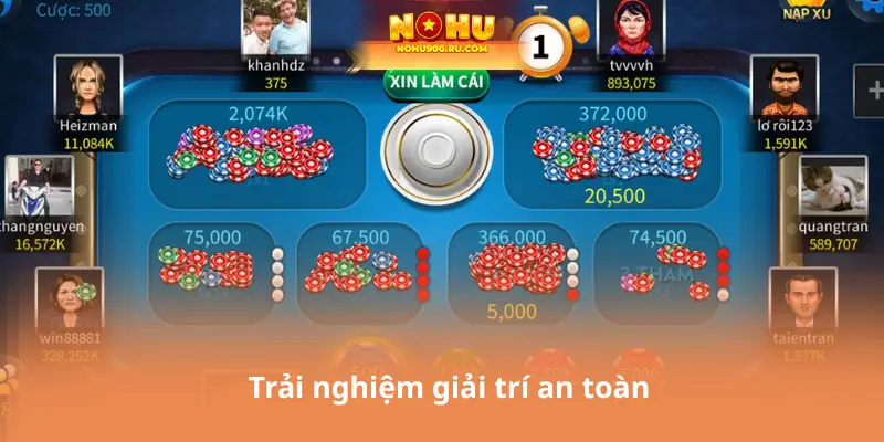 Trải nghiệm giải trí an toàn